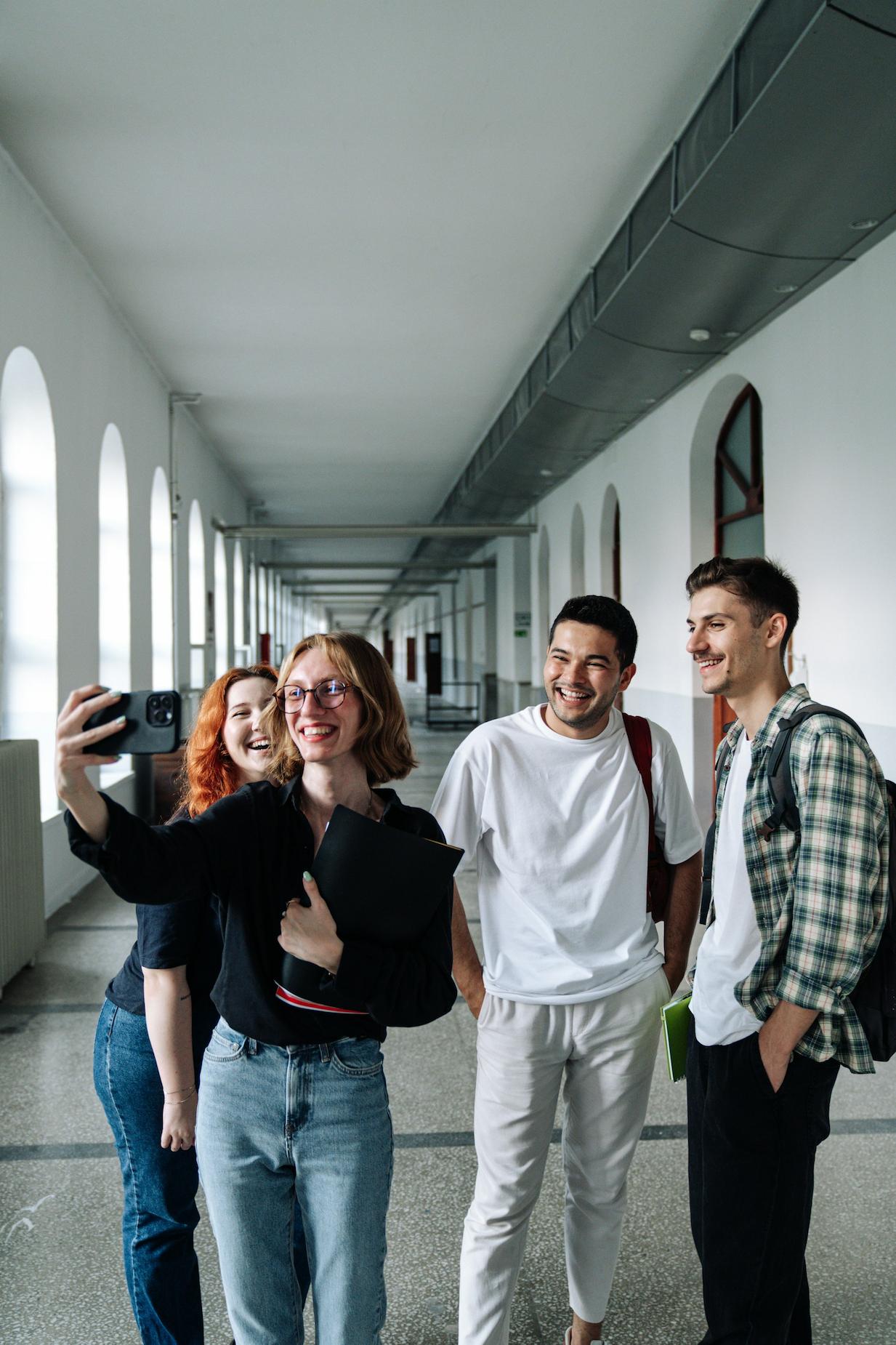 friends on campus