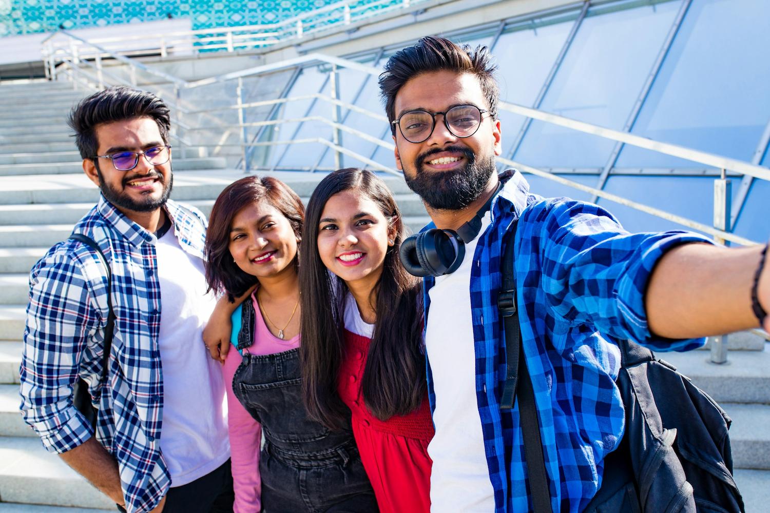 friends on campus