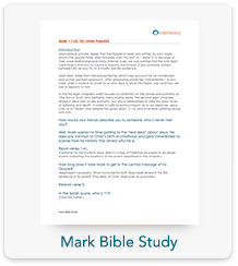 Mark Bible Study