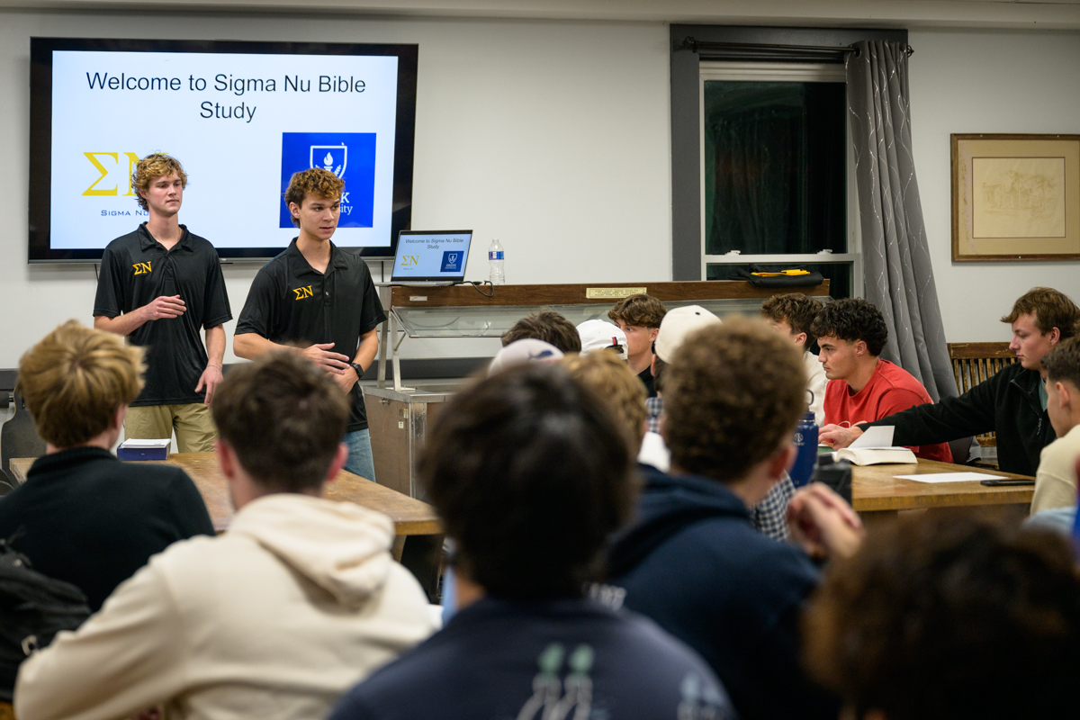 two men speaking at bible study