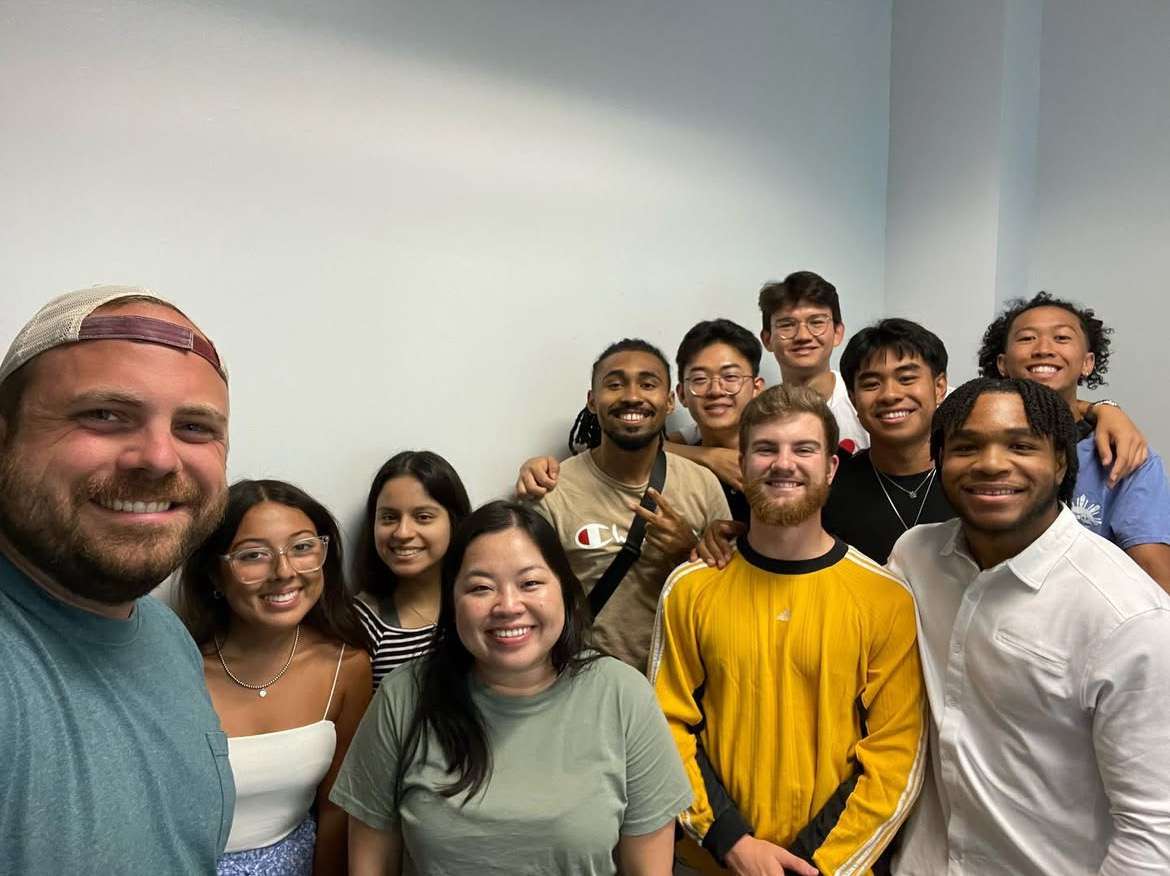 group of students and staff