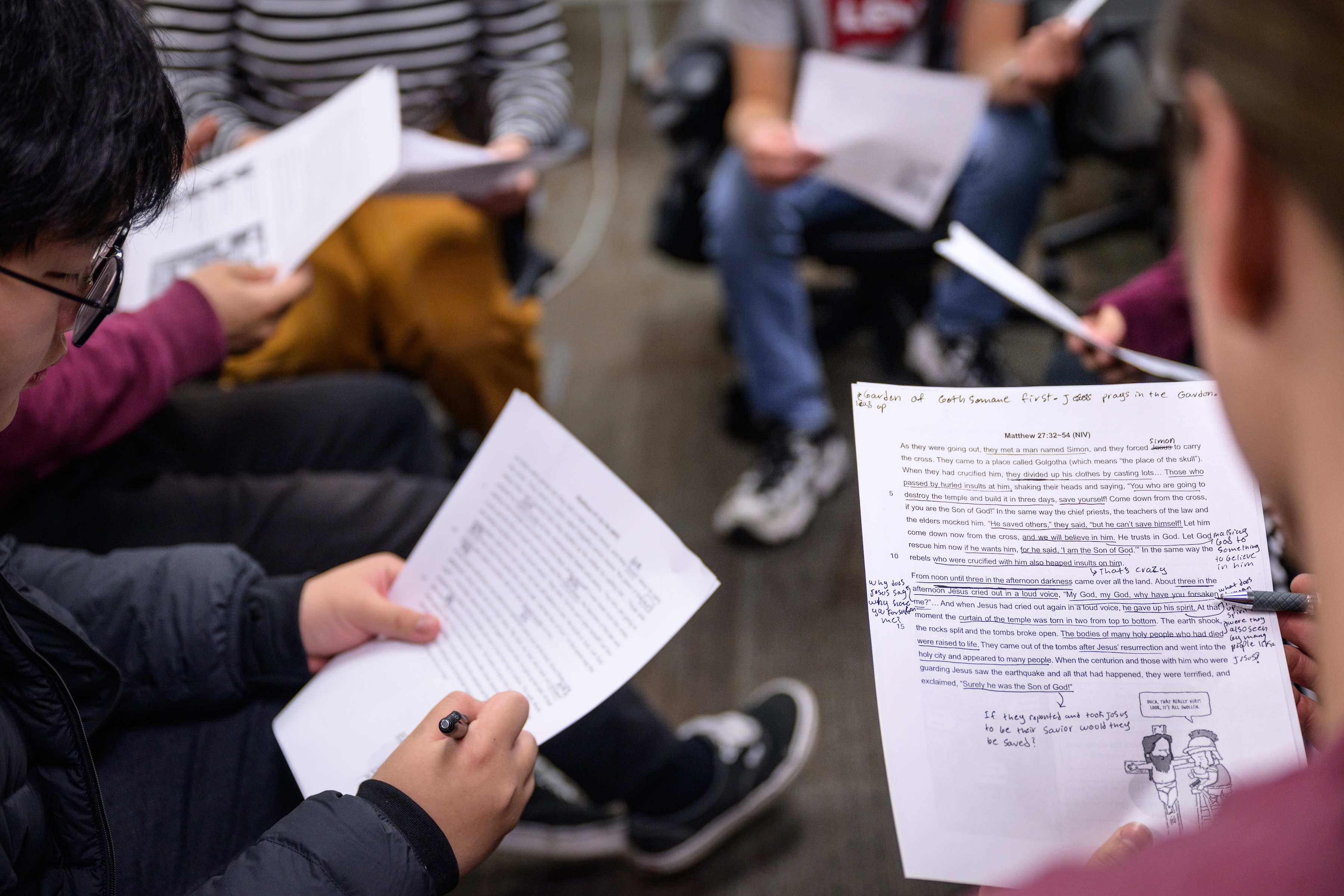 manuscript bible studies from the group