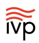 A logo with red lines and black textDescription automatically generated