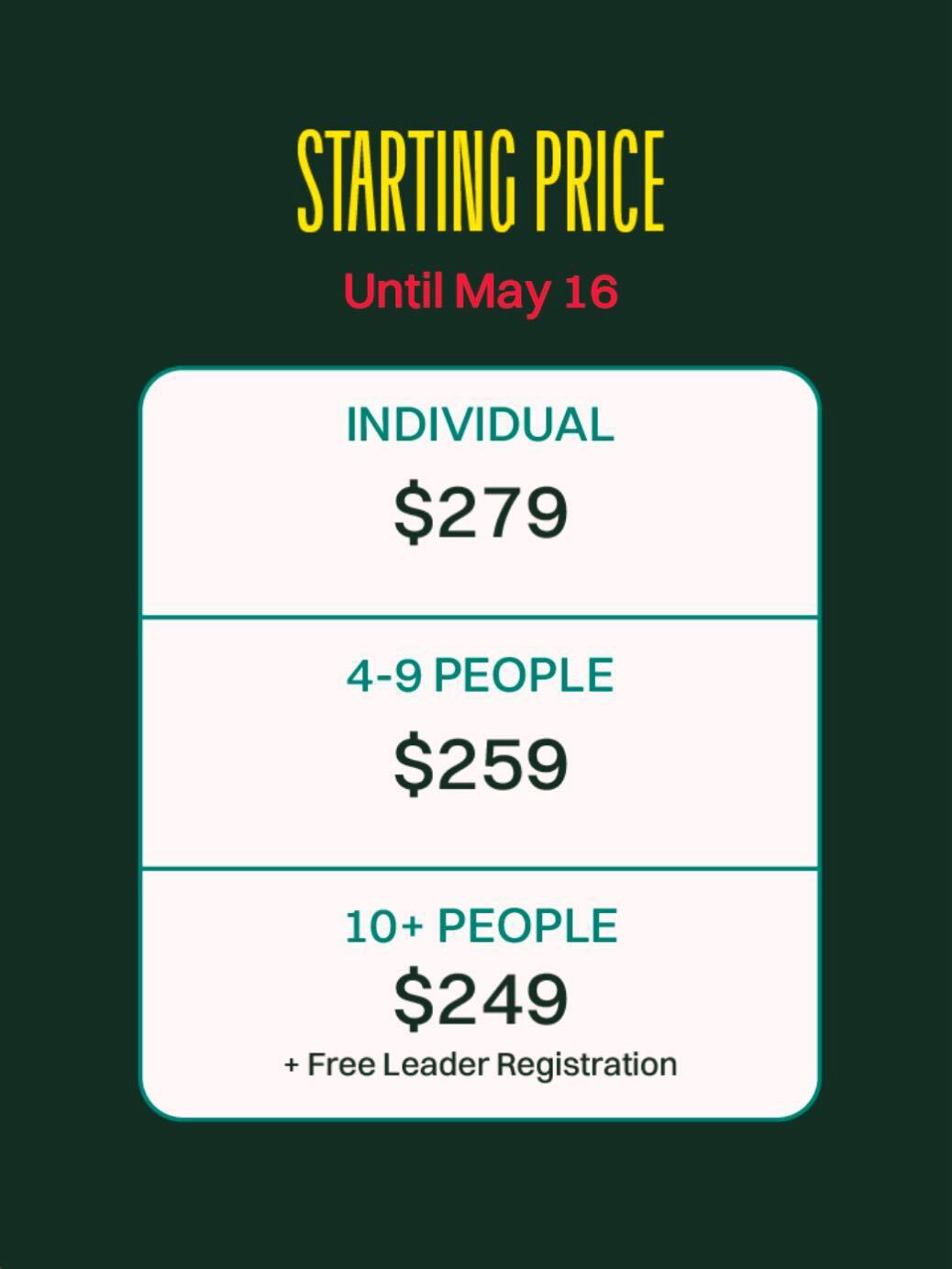 A screenshot of a price listAI-generated content may be incorrect.
