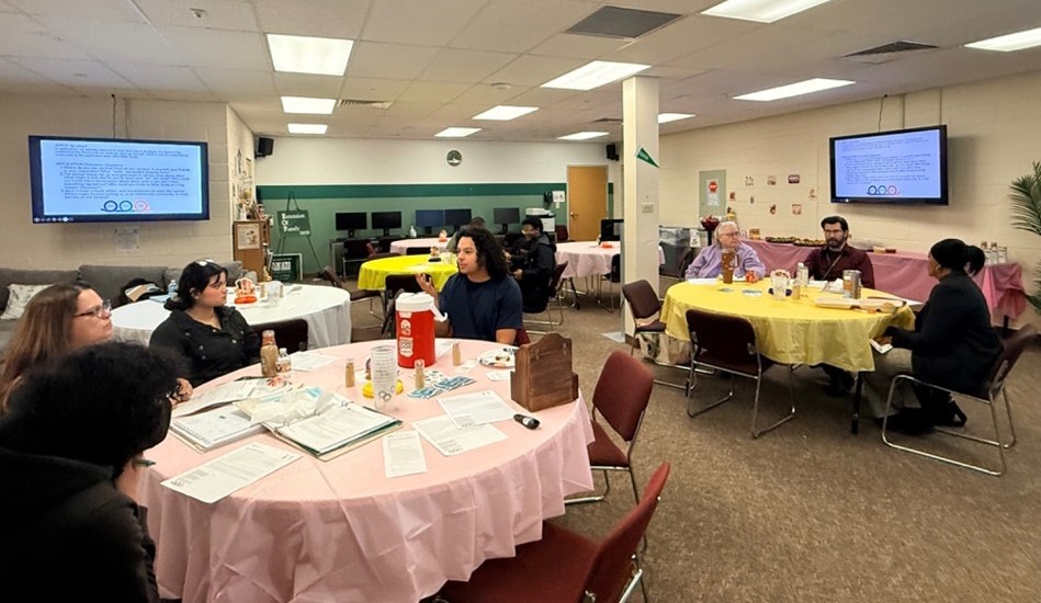 Bible study on campus