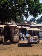 A neighborhood in Uganda