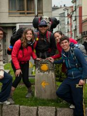 Students on the Camino 