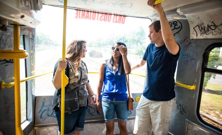 Standing on Bus Bosnia
