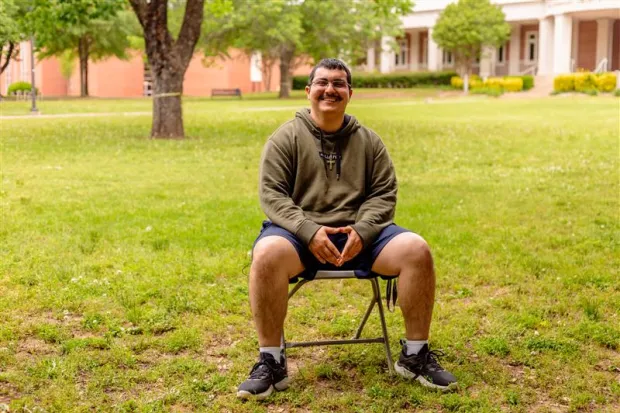 Avelino sitting down 