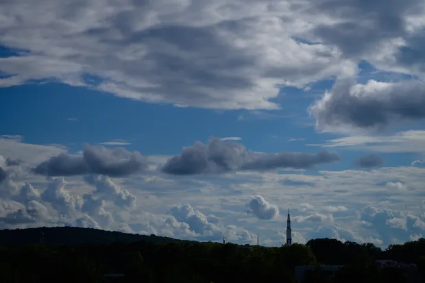 Blue sky full of clouds