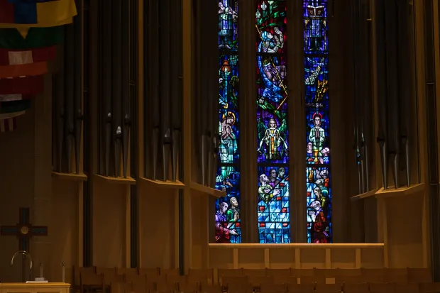 stained glass church