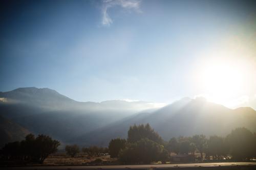 Mountain sunrise 