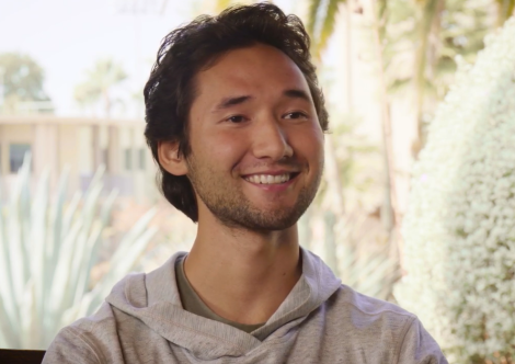 man smiling