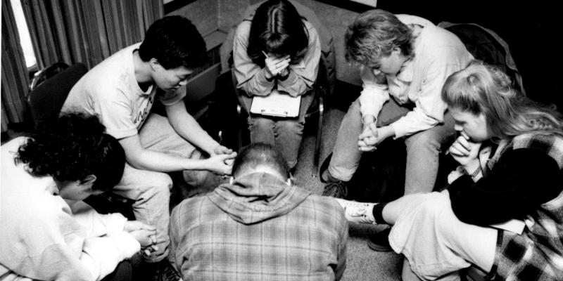group praying
