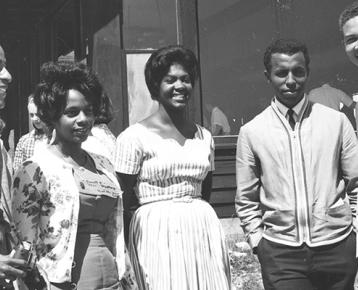 Black students at an InterVarsity camp, 1965