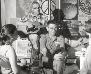 InterVarsity student meeting 1968