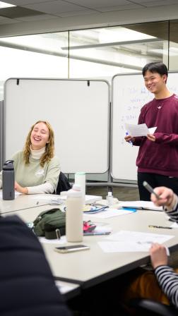 student group on campus