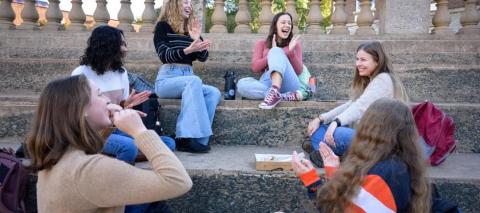 Group on campus