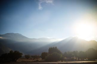 Mountain sunrise