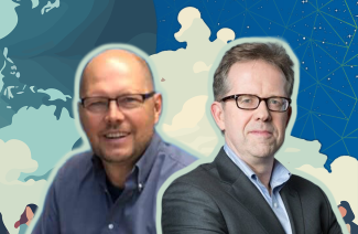 Roy & Mac smiling in professional photo