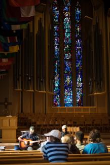 stained glass church