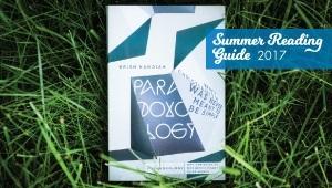 Paradoxology by Krish Kandiah on grassy backdrop with label: Summer Reading Guide 2017