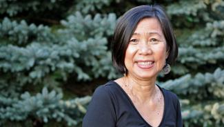 a close-up photo of the author, an Asian-American woman