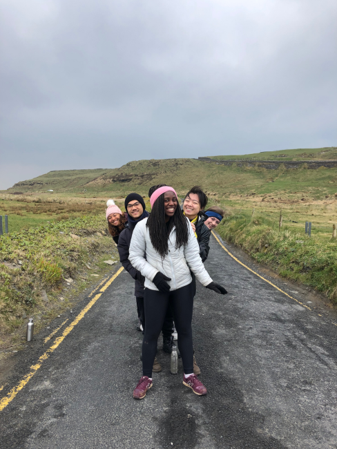 students traveling