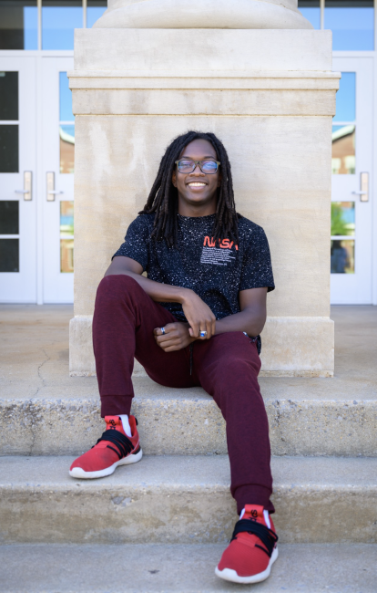 students on campus