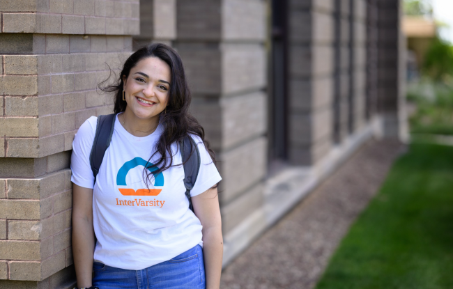 students on campus