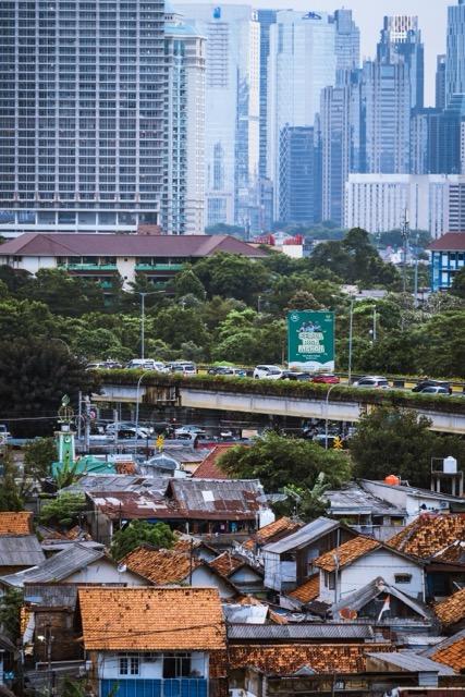 city scape of Jakarta Indonesia