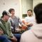 Group of men laughing