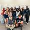 students posing for group photo