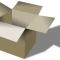 Empty cardboard box clipart