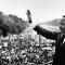 Martin Luther King Jr. addressing a large crowd at the Washington Monument