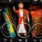 Jesus action figure sitting in vending machine next to candy bars