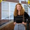 Female student standing on campus