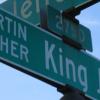 Street sign reading: Martin Luther King Jr. Way