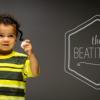 a child dressed as a bumblebee, and a graphic reading "The Beatitudes"
