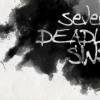 Black ink spot against a white background with "Seven Deadly Sins" written on it