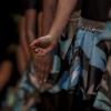 A close up of a dancer's hand.