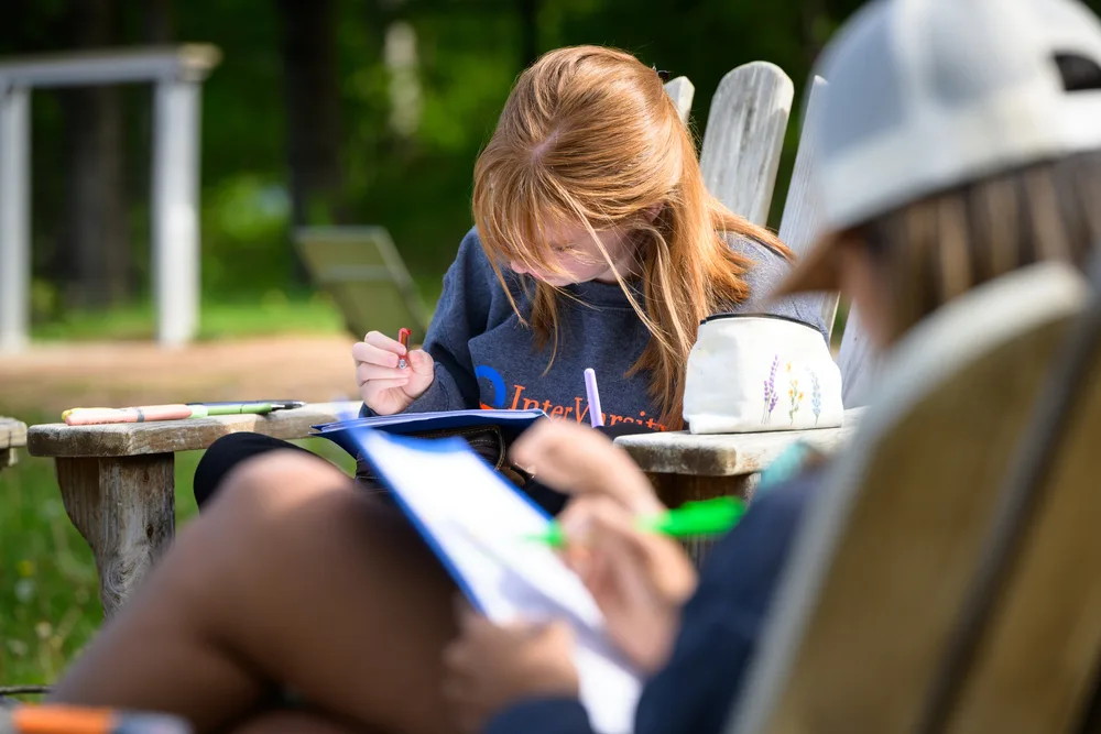 retreat outdoors sitting outside on deck chairs